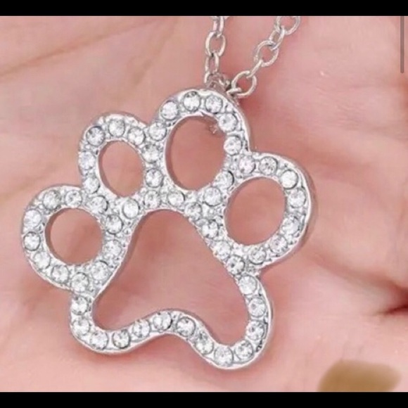 Fashion Jewelry Jewelry - NWT Wholesale- 7 necklaces per purchase (Paw Rhinestones Necklace)
